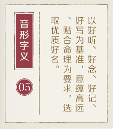 南通起名字哪家好-起名流程五